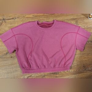 Lululemon Pink Boxy Crop Sweatshirt ☆Size 12☆